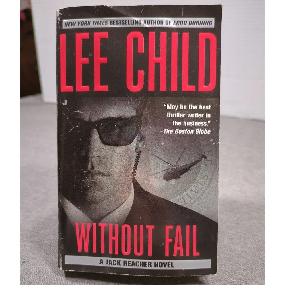 Early Jove Edition VTG Reacher Lee Child Running Blind Echo Burning Without Fail